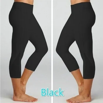 2020 de 6 Colores de Moda de las Mujeres de Mediados de cintura Pantalones de Fitness de Dama Casual de Ejercicios de Yoga Pantalones de Deportes de Gimnasio Polainas Sólido Pantalones de los Deportes