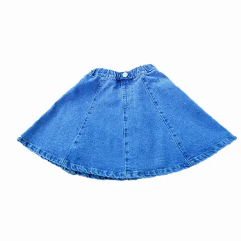 2020 de Verano de los Niños de las Niñas de Azul de Mezclilla Mini Falda de los Niños de las Niñas Falda de Mezclilla Jeans Falda para las Niñas 13 12 11 10 9 8 7 6 5 4 Años de Edad