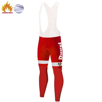 2020 equipo de la cerveza duvel pantalones de ciclismo de Invierno de ciclismo pantalones de los Hombres pantalones de bicicleta equipo de lange fietsbroek heren 20D gel de ciclismo culotte largo