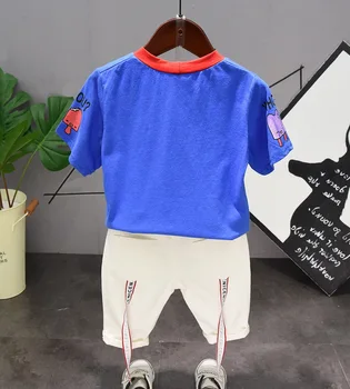 2020 estilo Boy juego de Ropa de Niños Ropa de Niños Ropa de manga corta camiseta + pantalones cortos de 2 piezas Traje de Conjunto de los Niños Traje de 2-6 años
