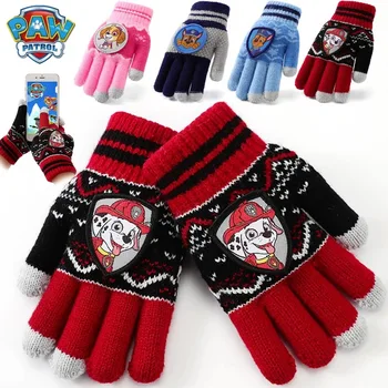 2020 Genuino de la Pata de la Patrulla de guantes de invierno cálido Espesar guante de Skye Marshall Chase Everest antideslizante guantes de niño niña regalo de Navidad