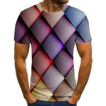2020 Hombres Nuevos de Verano Personalizada T-Shirt T-Shirt de Impresión 3D de los Hombres T-Shirt Tops Camiseta de Manga Corta de Hombres