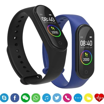 2020 Inteligente 5 Color De La Pulsera Smartband De Fitness Runkeeper Bluetooth Deporte Impermeable Banda Inteligente De La Frecuencia Cardíaca De 1:1 Para Mi Banda De 5 Estilo