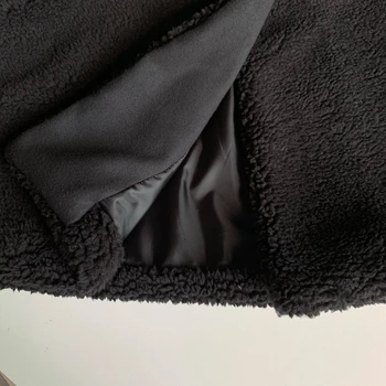 2020 Invierno De Doble Botonadura Abrigo De Las Mujeres Abrigo Chaqueta Gruesa De Lana Caliente De La Chaqueta Coreana Más El Tamaño De Abrigo Casual