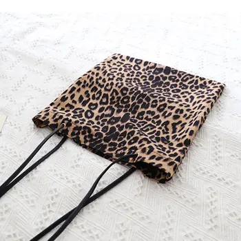 2020 las Mujeres de la Moda del Leopardo Concisa Vintage Bolso Bolsa de Hombro Femenino Cómodo Bolso de Gran capacidad de la bolsa de la compra Bolsa Casual