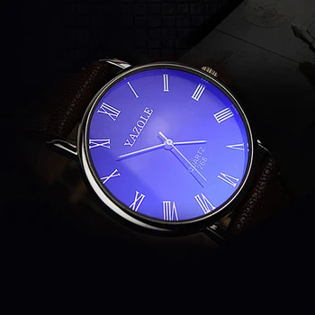 2020 Marca Yazole Reloj Simple Estilo De Reloj De Cuarzo De Negocios De Moda Reloj Único De Ocio Del Cuero De Los Relojes Relogio Masculino 149796