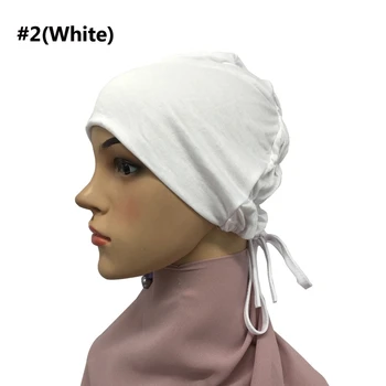 2020 musulmán de algodón underscarf elástico jersey bajo el hiyab turbante tapas suave velo bonnet islámica headwrap turbante mujer 180652