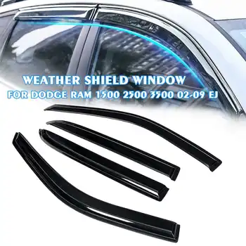 2020 NUEVAS 4PCS/Set Coche Weathershields Ventana del Visor Para Dodge Ram 1500 2500 3500 09-18 EJ Deflector Protector de la Lluvia