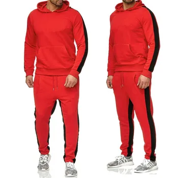 2020 nuevas sweetshirt de los hombres de correr de fitness ropa deportiva casual hombres Sudadera con capucha + pantalones de jogging de los deportes de conjunto de los hombres del conjunto