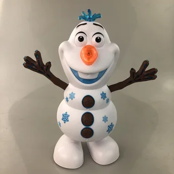 2020 Nuevo de Disney Frozen 2 elsa Baile Olaf Música Juguetes Kawaii Luz Eléctrica de dibujos animados muñeco de Nieve Muñeco de Navidad los niños Regalo de Cumpleaños 72922