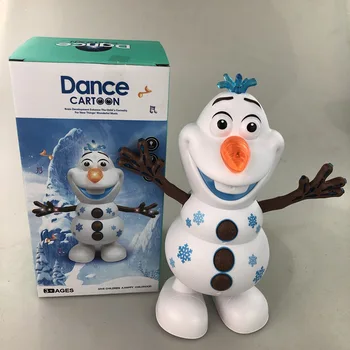 2020 Nuevo de Disney Frozen 2 elsa Baile Olaf Música Juguetes Kawaii Luz Eléctrica de dibujos animados muñeco de Nieve Muñeco de Navidad los niños Regalo de Cumpleaños