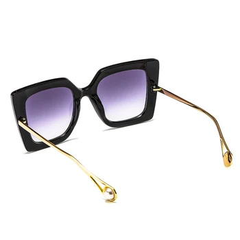 2020 Nuevo De La Moda De Gafas De Sol Para Las Mujeres De Los Hombres De Marco Cuadrado De Eyewears De La Personalidad De La Marca De Gafas De Sol De Diseño Unisex Gafas De Sol Streetwear