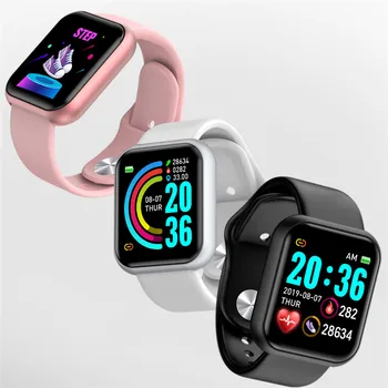 2020 Nuevo Reloj Inteligente de los Hombres de las Mujeres de la Moda de las Señoras de la Frecuencia Cardiaca el Monitor de Fitness Pulsera de Deporte Smartwatch Soporte Para Android IOS