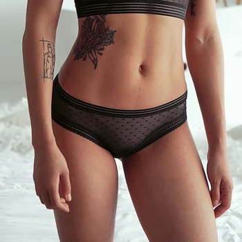 2020 Nuevo Sexy Bajo la Cintura Panty las Mujeres de la Ropa interior Calzoncillos de Malla de la Moda para las Señoras en Bikini Delgado Transparente, Lencería