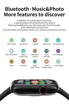 2020 Reloj Inteligente Mujeres Dividir la Pantalla de Llamada Bluetooth Smartwatch Hombre de la Frecuencia Cardíaca Presión Arterial de Oxígeno de Monitoreo VS W26 Reloj HW12 53231