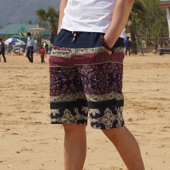2020 Verano Nuevos Hombres de Moda Casual pantalones Cortos Recta Floja Hawaii Bermudas Florales Cortos Masculina Marcas Más Tamaño 4XL 5XL