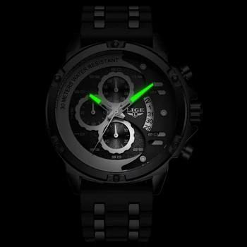 2020 Warterproof Reloj de Silicona de Deportes del Mens Relojes LIGE parte Superior de la Marca de Lujo del Reloj Masculino de Negocios Reloj de Cuarzo de los Hombres Relogio Masculino