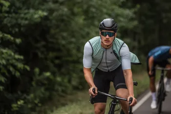 2021 luz windstop chaleco de ciclismo cortavientos chaleco sin mangas biycle outwear la ropa bici gris y verde
