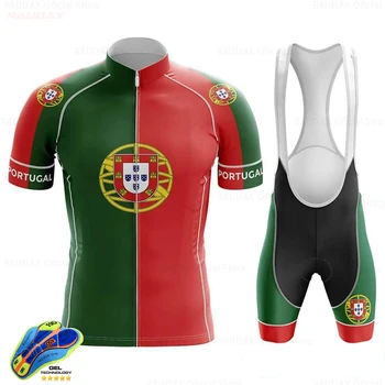 2021 Portugal Verano de los Hombres de Ciclismo Jersey Conjunto de MTB de la Bicicleta la Ropa de Manga Corta Ciclismo Ropa Maillot de Ropa Ciclismo Dropship