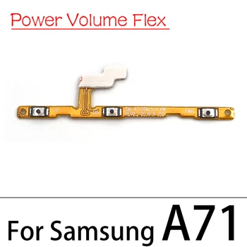 20Pcs Para Samsung A01 A10 A10S A11 A20 A20S A21S A30 A30S A50 A50S A60 A70 A70S A51 A71 A920 Poder Volumen Botón Lateral Flex Cable