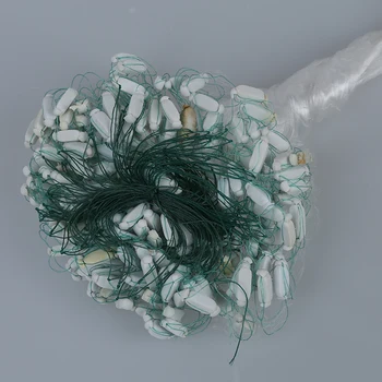 25m Claro Blanco Verde Monofilamento de Pesca de Peces de las redes de Agallas w Float