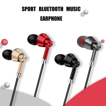 2pcs Auriculares Bluetooth Auriculares Inalámbricos Estéreo Magnético Deporte Auriculares con Micrófono y Auriculares manos libres Reproductor de MP3
