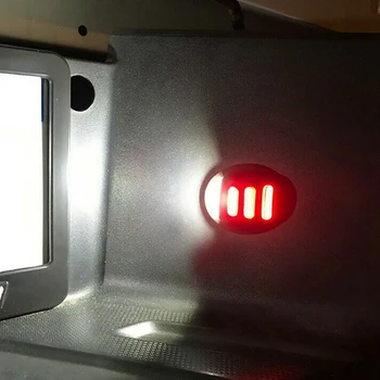 2PCS Coche del Led Luces de matrícula automático del número de placa de la lámpara para Ford Bronco Ranger Excursión Expedición F-150 para el Lincoln Mark LT