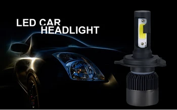 2Pcs LED H1 Automático de Faros con Lámpara 12V H4 H7 H11 H8 HB3 Luz del LED Para el Nissan qashqai j11/juke/tiida/x-trail t32/nota/tiros/titan