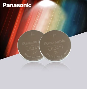 2PCS/LOT Auténtico Panasonic CR2477 3V CR 2477 de Alto Rendimiento Resistente de Alta Temperatura de Botón pilas de botón Pilas