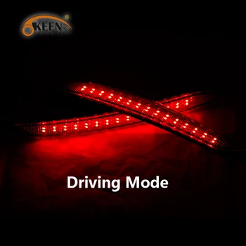 2pcs Para Hyundai Elantra MD Avante 2012 2013 LED en la parte Trasera Parachoques Reflector de Luz de la Cola de Freno Luz de freno 12V Color Rojo 5W