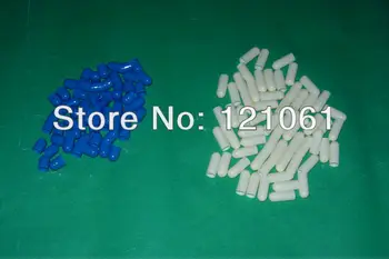 3# 500pcs!Azul-el color blanco de cápsulas vacías de tamaño 3,cápsulas vacías de tamaño 3,separados o cerrado cápsulas vacías)