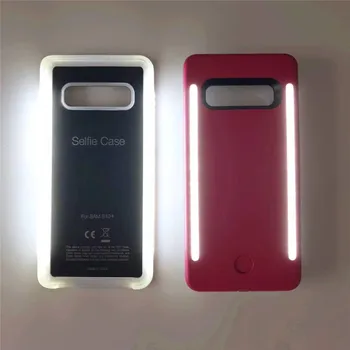 3 Generaciones Flash LED de la caja del Teléfono para Samsung S9 S10 Más Resplandor de la Luz de la caja del Teléfono para el Galaxy S10 S9 S8 plus de Samsung S7 S6 Edge