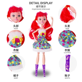 3 piezas Juntas Enchantima muñeca de juguete para niña de la colección Limitada de Anime Modelo poupee de la muñeca para las Niñas Regalos de 27cm