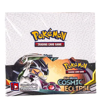 324Pcs/cuadro de Todas las Versiones Tarjetas Pokemon XY del Sol y la Luna con la Espada y el Escudo 36 Pack de Refuerzo de la Caja de Recogida de Juguetes
