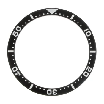 38*31.6*1mm Negro Bisel de Cerámica Para Insertar Reloj Seiko Relojes de Cara Reemplazar Accesorios Para Submariner Automático Reloj para Hombre