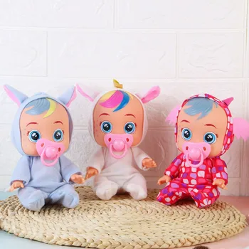3D Cry Baby Dolls LOLs unicornio Bebé niño Niña Juguetes a los Niños de la muñeca no se derramó lágrimas regalo de Cumpleaños para niños
