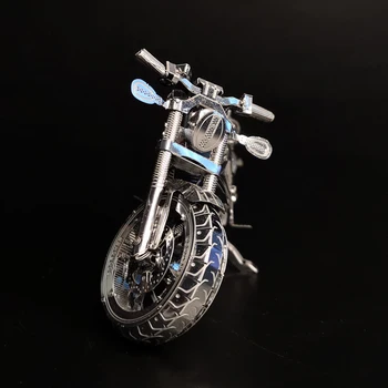 3D de Metal modelo de Ensamblaje de rompecabezas de rompecabezas del VENGADOR de la MOTOCICLETA de los Adultos juguetes hechos a Mano 1:16 2 hojas de regalos para Niños