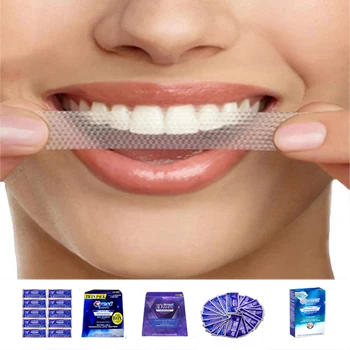 3D White Whitestrips Luxe Professional Efectos de Higiene Oral Original atractivo Blanco Tiras Tiras de Blanqueamiento dental Dental Blanquear