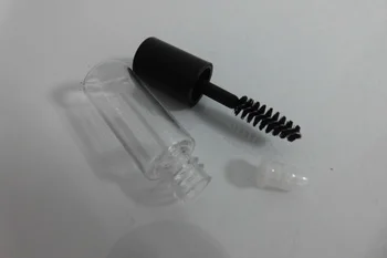 3ml 27/50/200pcs alto grado de negro tapa transparente de PET Mascara, tubo de vacío Recargables Pequeña muestra