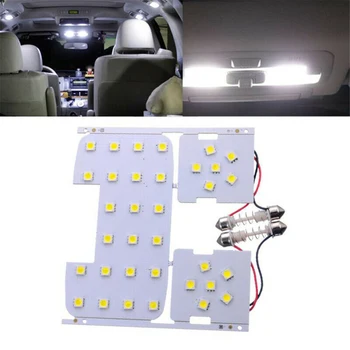 3pcs de Coche de 12V Luces de Lectura Automática Interior de la Lámpara para Kia Rio K2 Coche Bombilla LED Para Hyundai Solaris Verna Car Styling Luz