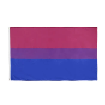 3X5FT / 2X3FT / 4X6FT LGBT Bi Orgullo Bisexual Bandera de la Bisexualidad