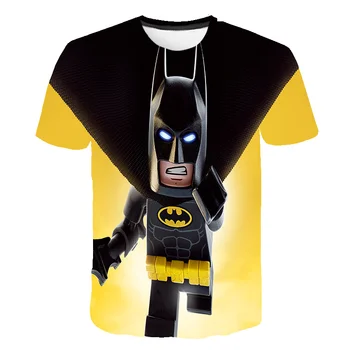 4-14Years Camiseta de los Niños Legoes la Impresión 3D T-shirt Bebé Ninjago Chico de la Camiseta de Mangas Cortas de los Niños Ropa de Verano de Niño Chico Camisetas 110426