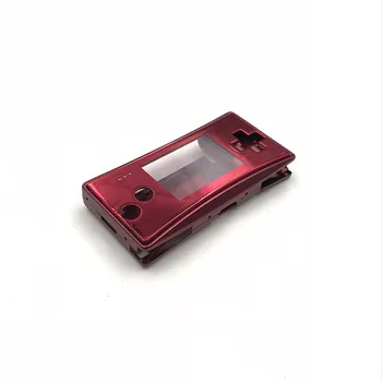4 en 1 Carcasa de metal Shell Pack para Nintendo GameBoy MICRO GBM Caso, Reparar la Cubierta de la Parte