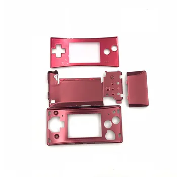 4 en 1 Carcasa de metal Shell Pack para Nintendo GameBoy MICRO GBM Caso, Reparar la Cubierta de la Parte