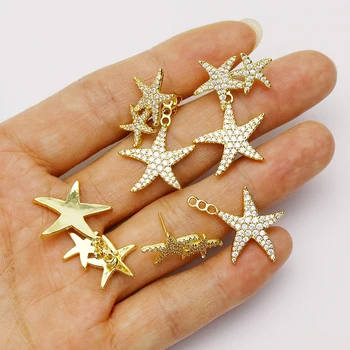 4 Pares de Metal Estrellas Cuelgan aretes de Allanar zirconia estrella de los pendientes de las mujeres de la joyería pendientes de la Gota de Regalo para las mujeres de la joyería Fashion41294 150014