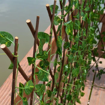 40cm Artificial Planta de Jardín Valla de protección UV de Privacidad de la Pantalla al aire libre de Uso en Interiores Valla del Jardín Patio trasero de la Casa de Decoración de la Pared Verde