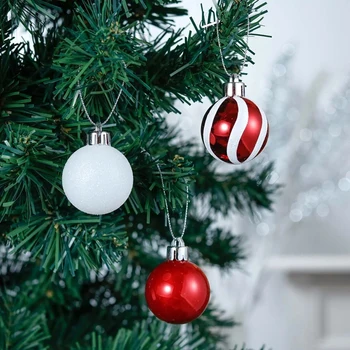 40pcs Flash Árbol de Navidad de la Bola de la Estrella de Cinco puntas de Galvanoplastia Pegajoso Polvo Bola de 4cm de colores de la Fiesta de Navidad Decoración 684