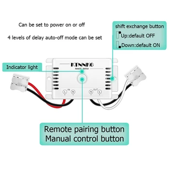 433Mhz 90-250V de la pared del sensor de contacto del interruptor, la norma general interruptor de iluminación, vidrio cristal de conmutación fuente de alimentación, 1 interruptor de