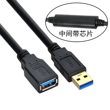 5 gbps, 10 m 8m USB 3.0 Macho a Hembra Extensión GL3523 Repetidor de extensión de cable USB cable con IC para el ordenador Portátil PC y la Unidad de Disco Duro