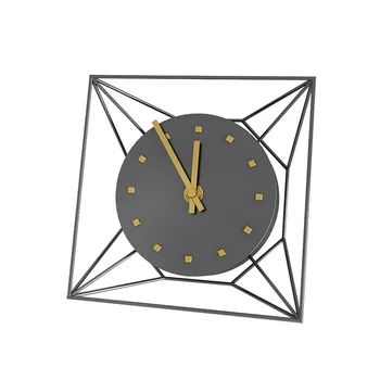 5 pulgadas Europeo de Antigüedades de Lujo de Hierro Reloj de la Sala de estar de la Casa de la Vendimia de Silencio del Reloj de Tabla de Reloj Retro Romano de Escritorio Adornos MJ72410 22928